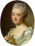 Alexander Roslin Portrait of the artist Marie Therese Reboul wife of Joseph-Marie Vien painting
